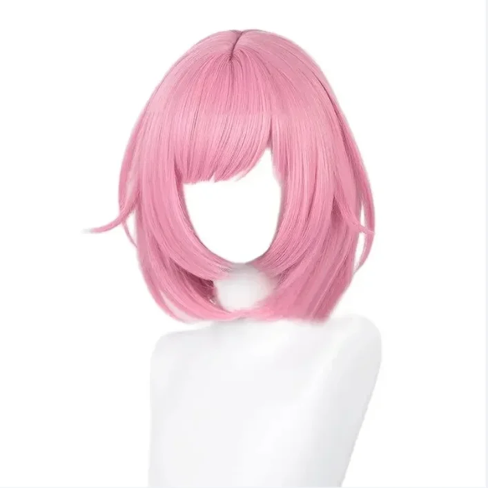 

Ootori Emu Cosplay Wig Anime Project SEKAI COLORFUL STAGE! Emu Short Pink Heat Resistant Synthetic Wigs