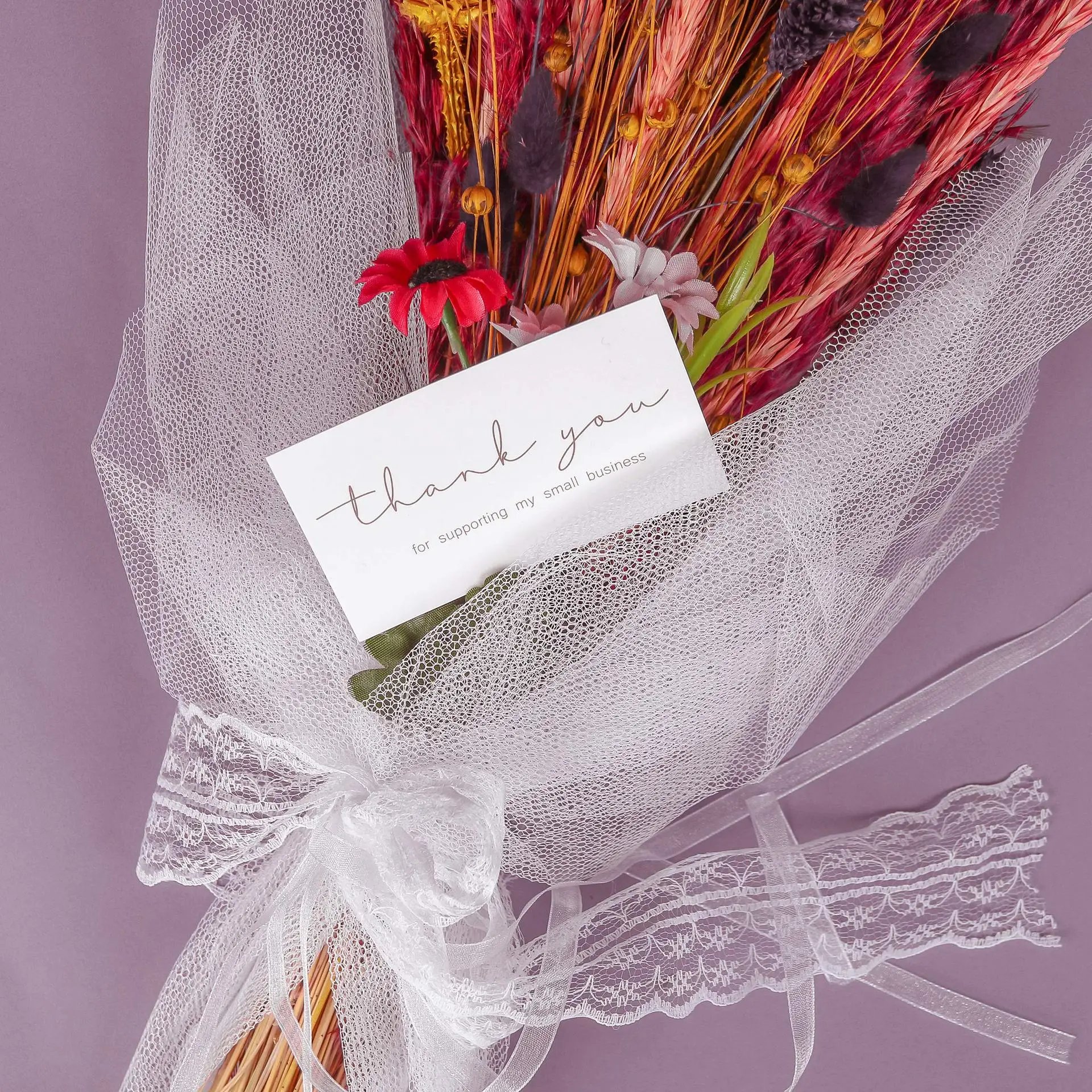 50pcs 감사합니다 내 작은 명함 지원, 중소기업 선물 장식용 포장 태그, 패키지 장식용 카드