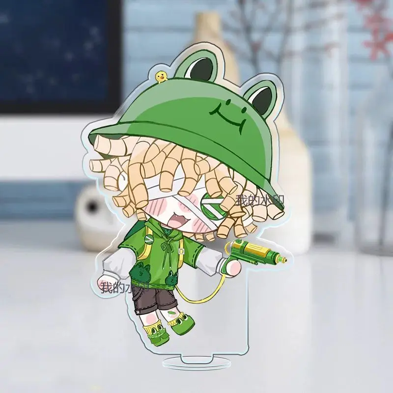 Identity V Puppet Master Fire Investigator Q-Version Acrylic Stand Plaque Frog Dress High Beauty Desktop Ornament Accessories