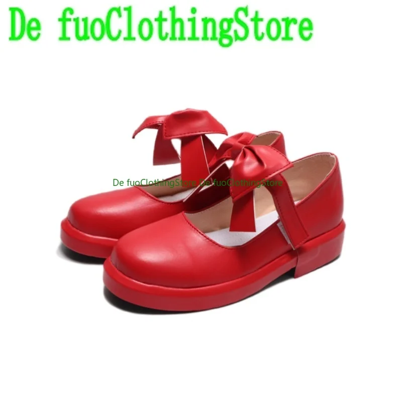 

De FuoClothing Shoes Sakura Kinomoto Cosplay Shoes Cardcaptor Sakura Anime Made Halloween Cosplay Shoe