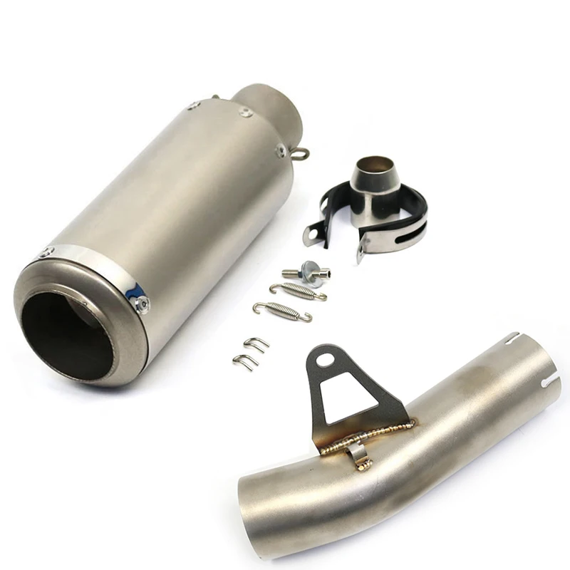 

Подходит для BMW S1000RR система выхода выхлопной трубы мотоцикла глушитель соединение промежуточная труба комплект из нержавеющей стали