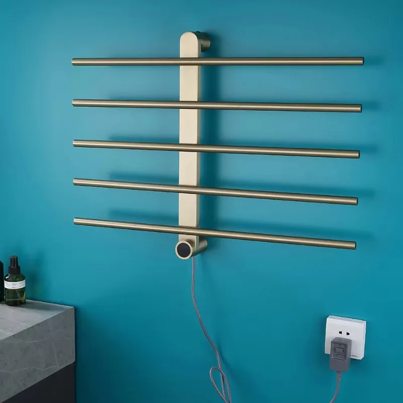 Intelligent Electric Towel Rack for Bathroom, Toilet, Electric Heating, Drying, Household Storage, Towel Rack