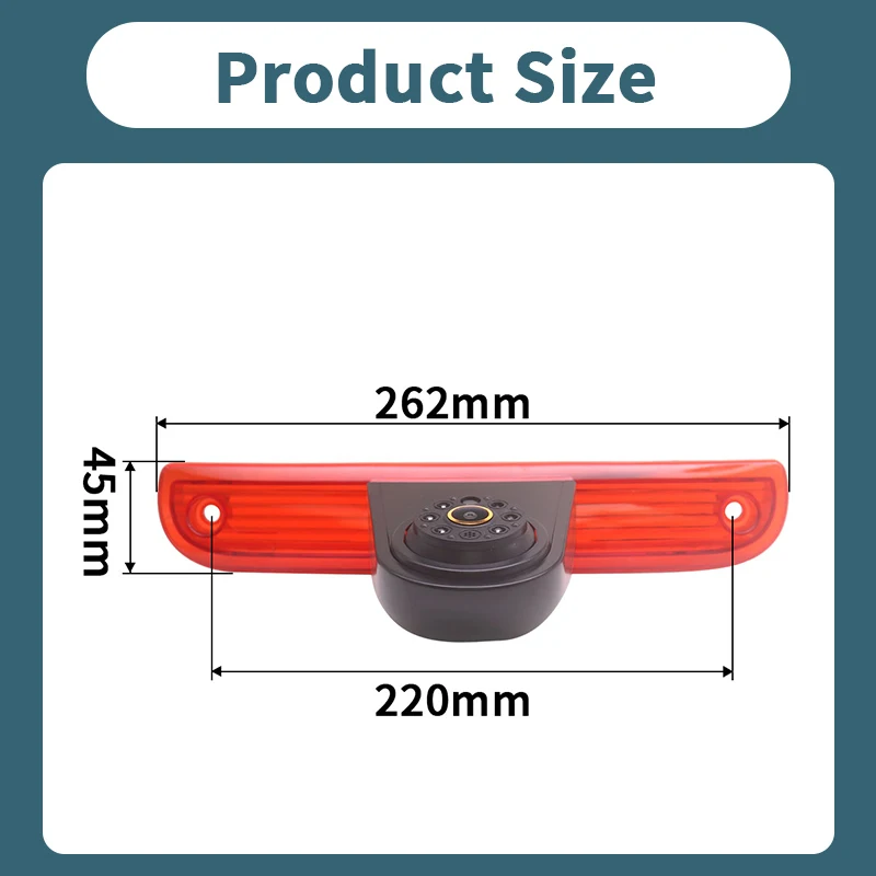 AHD 1080P سيارة الفرامل ضوء الرؤية الخلفية كاميرا احتياطية لشركة فيات Ducato بيجو الملاكم سيتروين التتابع للرؤية الليلية مقاوم للماء #5