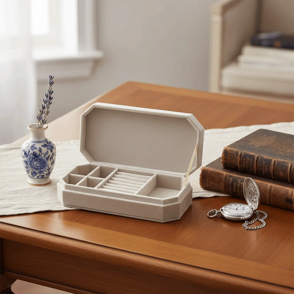 خواتم قلادة مجوهرات التعبئة حقيبة سوار أقراط سعة كبيرة مجوهرات حقيبة للتخزين المنظم المخملية حامل مجوهرات السفر