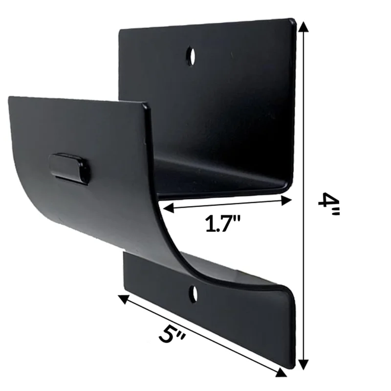 Heavy-Duty Ladder Hanger-Wall Mount Ladder Hooks for Ladder Storage-Wheelbarrow Hangers for Garage Wall-1 Pack