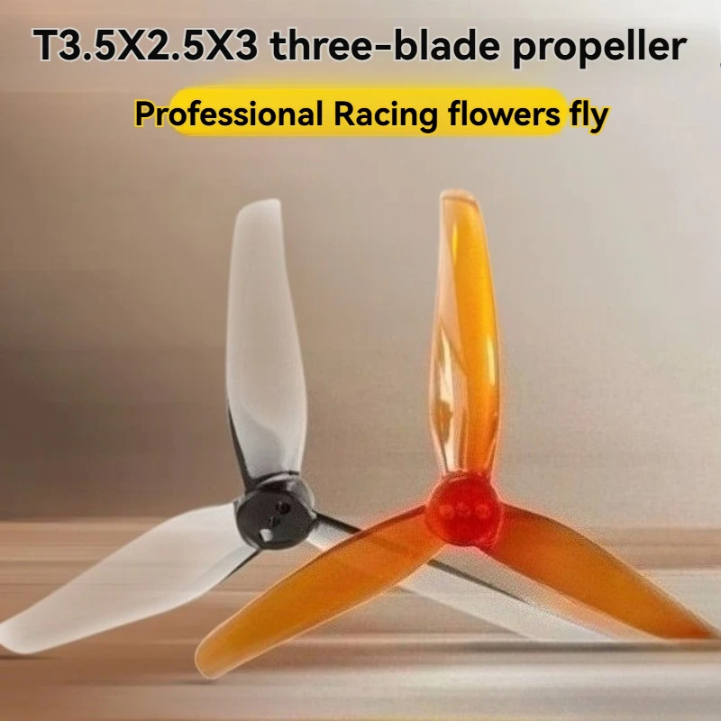 

Гоночные пропеллеры HQProp Tri-Blade FPV 3/3.5/3.6/5 дюймов Master 3X Prop T3 5X2 5X3 оранжево-серые, высокостабильные, для FPV-дронов