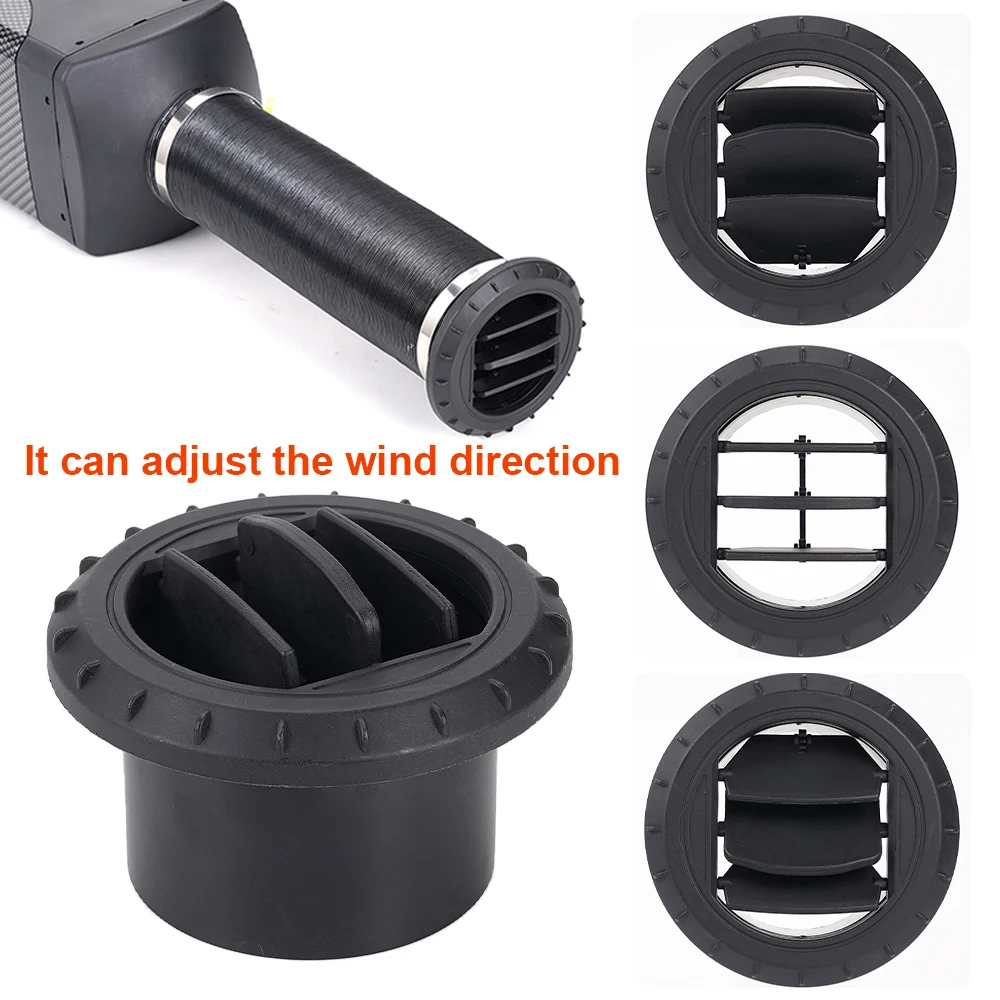 Calentador de estacionamiento diésel de 75mm, puerto de escape giratorio, salida de conducto de ventilación, conector de unión de escape para coche, camión, VAN, Camper, 1 ud.