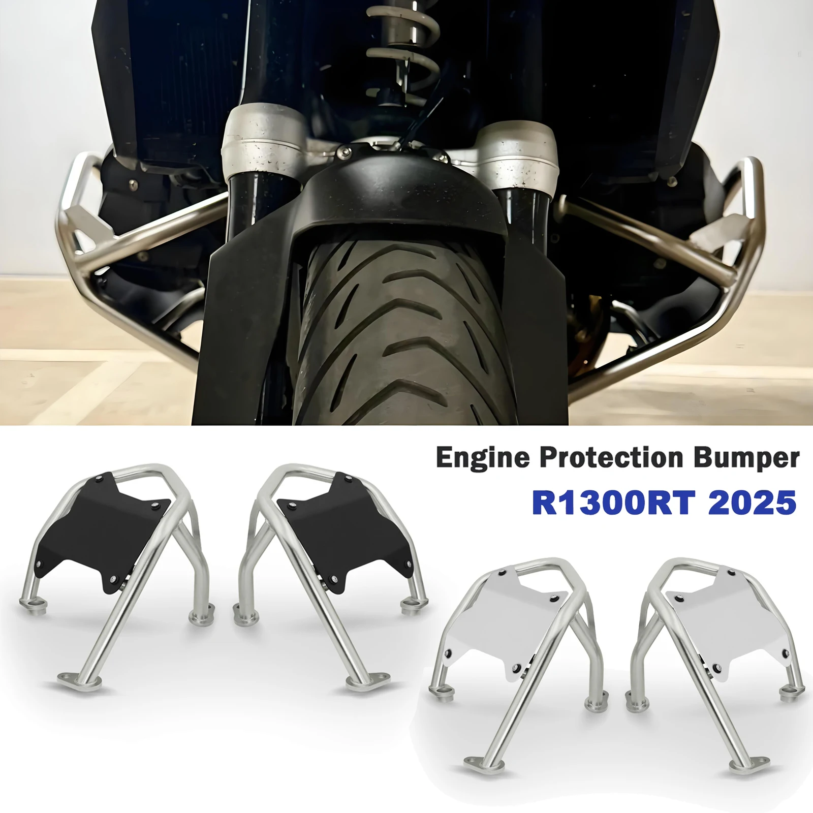 

For BMW R1300 RT 2025 R1300RT Motorcycle Engine Crash Bar Engine Protection Bumper Cylinder Head Guards Anti-collision Bar