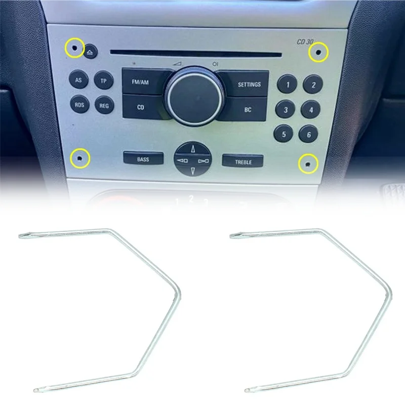 2 Herramientas de Extracción de Radio para Automóviles, Clavijas CD30 CDC40 para Vauxhall Corsa D H Zafira, Herramienta de Desmontaje de Coche, Piezas de Extracción