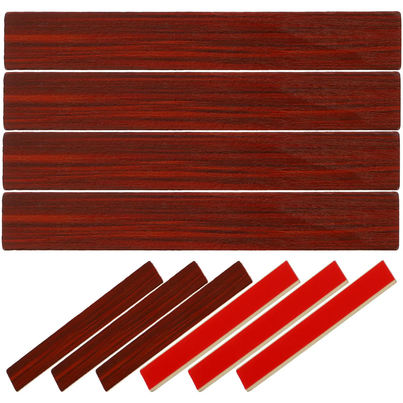 

20Pcs Miniature Wooden Flooring Material Retro Wood Grain Mini House Flooring Decoration for Dollhouse Interior Layout