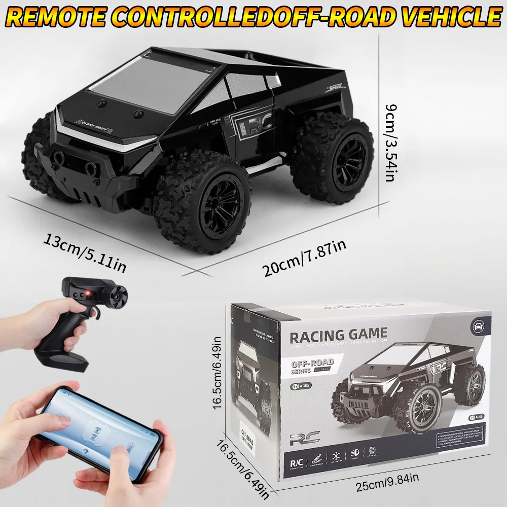 

Пульт дистанционного управления внедорожник, цветная коробка, упаковка, анти-падение, имитация дистанционного управления, игрушечная модель автомобиля для мальчика, Рождественский подарок