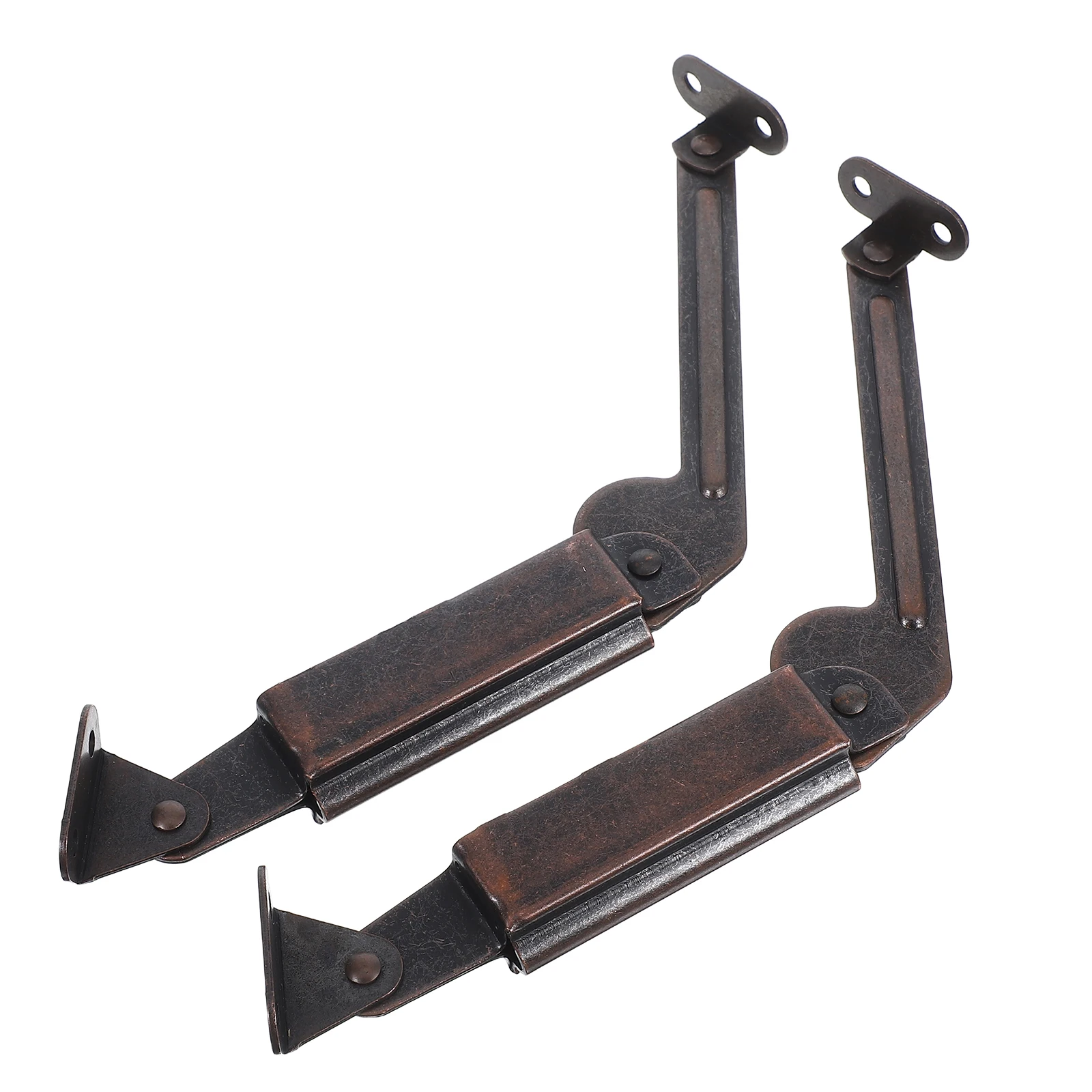 

2pcs Furniture Hardware Spring Hinge Lid Support Durable Reliable Easy Installation Cabinet Door Toolbox Chest Hinges