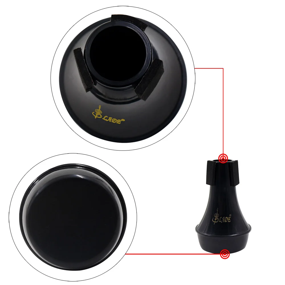 SLADE Trumpet Semi-Closed Mute Damper Muffler Silencer Beginning Trumpet Practice Brass Wind Instrument Accessories Trumpet Part