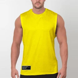 Gym Workout Fitness Bodybuilding Running Vests Summer Mesh Moisture Wicking Quick Dry Sport Shirt Men's Sleeveless Tank Tops