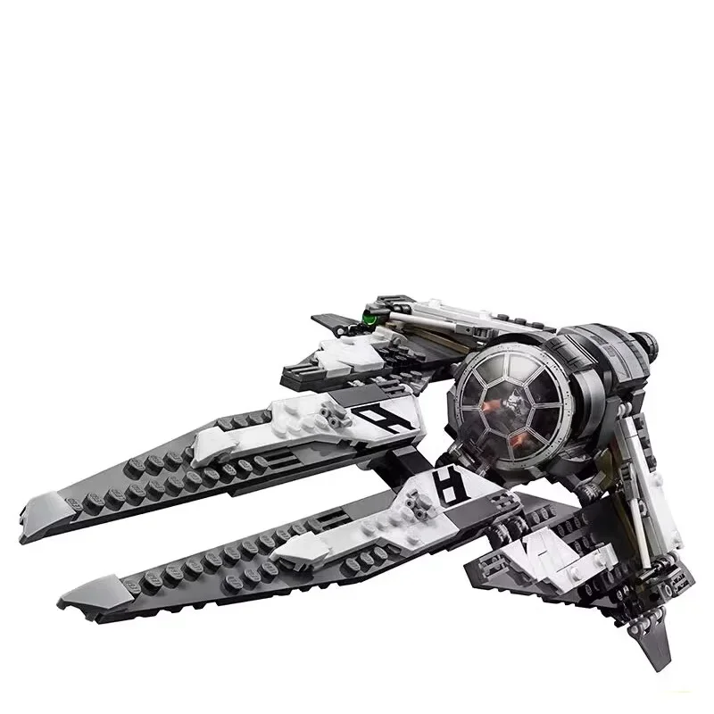 

Набор строительных блоков Black Ace TIE Interceptor (396 деталей) с 3 фигурками, MOC-конструктор, игрушка-подарок для взрослых и детей