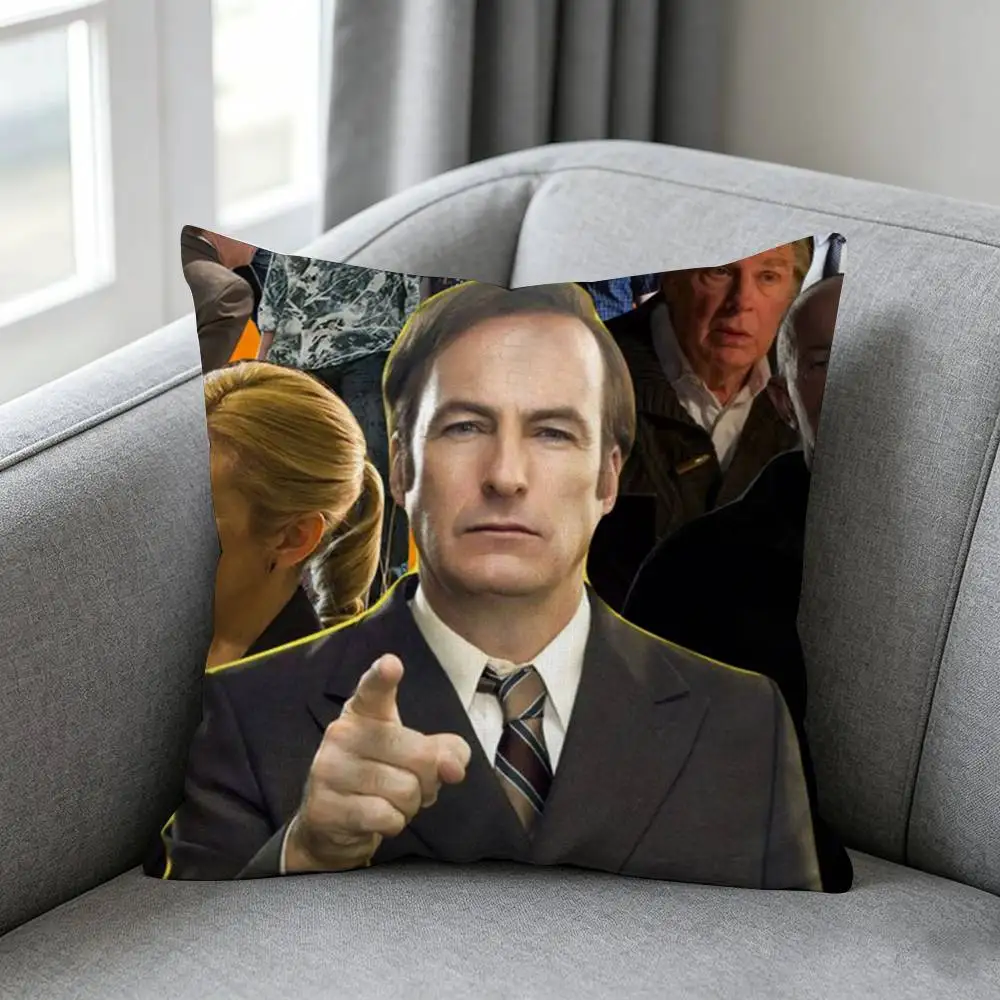 Better-r Call Saul-l Pillow cover Soft Microfiber Pillowcase Home Sofa Decor Surprise Decorative printed.