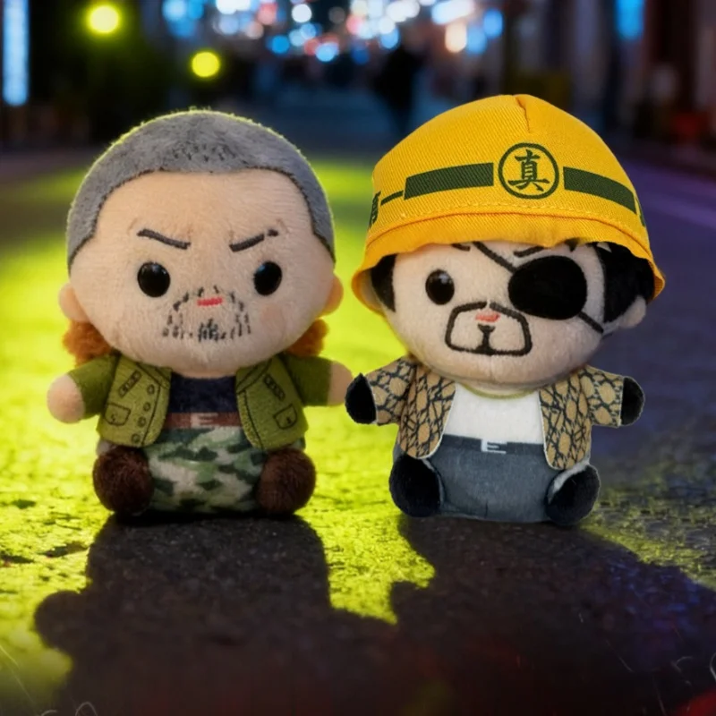 Sega Cooro Series Like A Dragon Plush Toy Set Goro Majima Taiga Saejima Soft Stuffed Keychain Pendant Birthday Gift For Fans