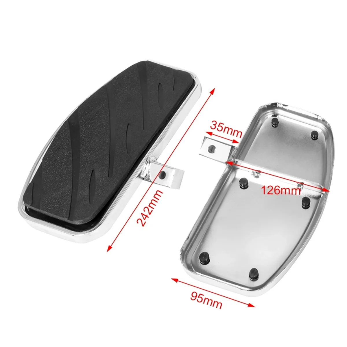 

Motor-Universal Motorcycle Pedal Rest Pedal Front & Rear Pedal for Modified Pedal