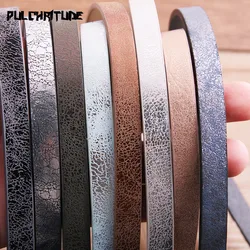 1pcs 120 x 1cm Flat PU Leather Cord & Rope Diy Jewelry Findings Accessories Fashion Jewelry Making Material for Bracelet