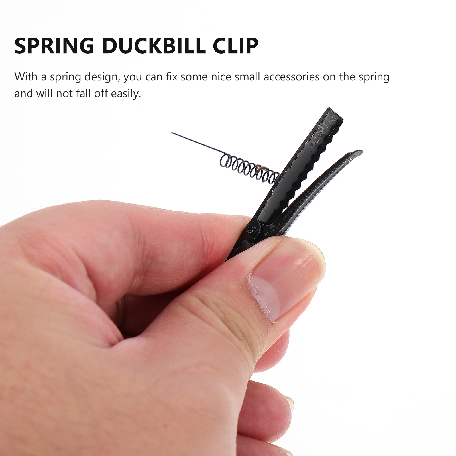 100Pcs Spring Duckbill Clips for DIY Headdresses