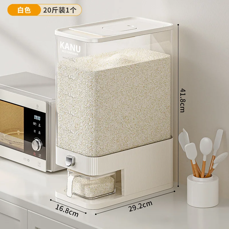 دلو الأرز المضغوط بدرجة الطعام، مقاوم للحشرات، مقاوم للرطوبة، مختوم، خزان الأرز المنزلي، حاوية تخزين الحبوب المتنوعة