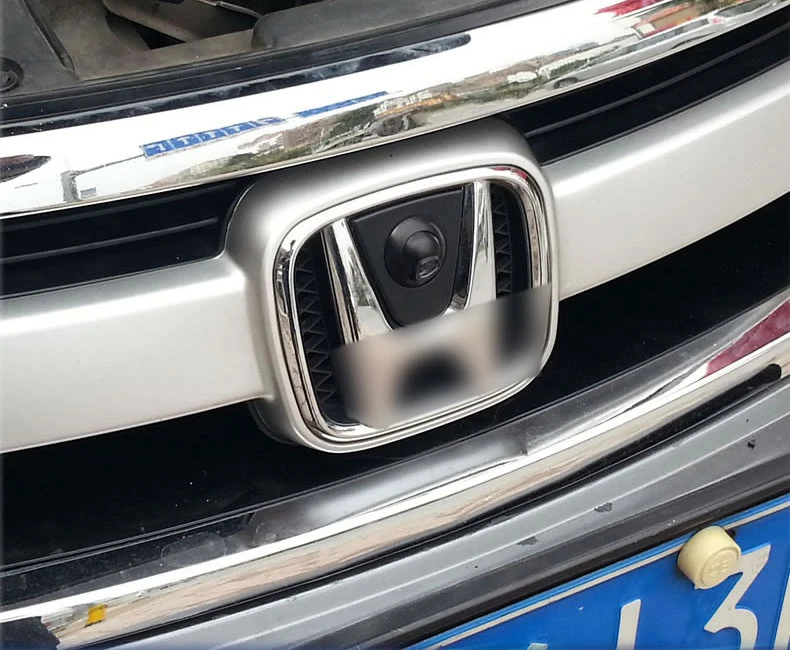 Color CCD Vehicle logo mark Emblem Front camera for Honda XR-V Odyssey New accord Civic CRV Spirior Crosstour Fit hatchback City