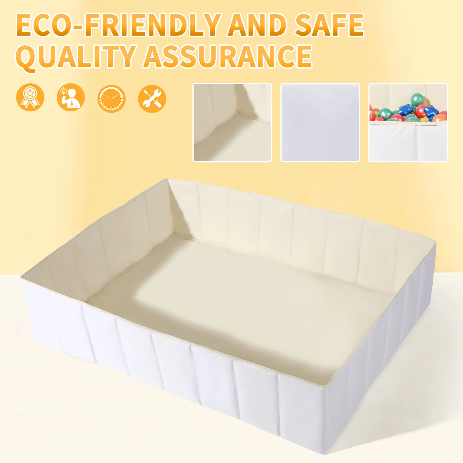 1pc Roze/Wit Opvouwbare Rechthoekige Droge Zwembad Ballenbak Oceaan Bal Kinderbox Ballenbad Speeltuin Speelgoed Voor Kinderen Verjaardagscadeautjes