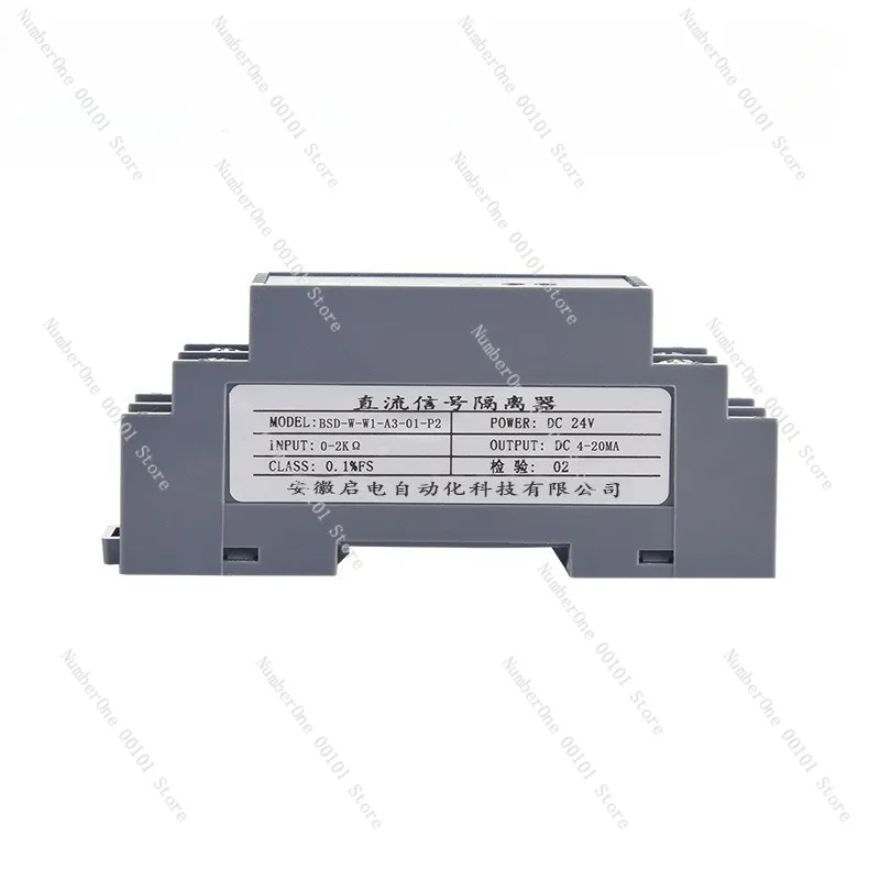

Potentiometer Fully Isolated Displacement Signal Conditioner Resistor Signal Transmitter to 4-20mA 0-10V