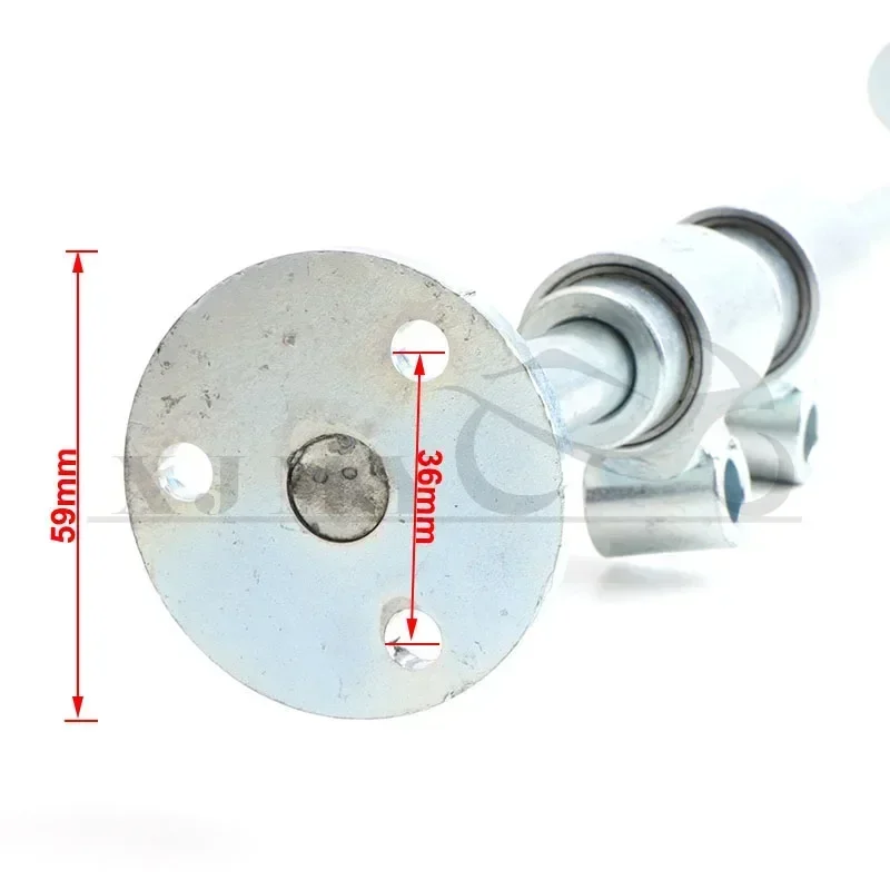 

168cc GO KART UTV Опора Шпиндель поворотного кулака в сборе и 5 "6" Фланцевая передняя рулевая рейка для квадроцикла и рулевой шарнир, рулевая тяга и ступица