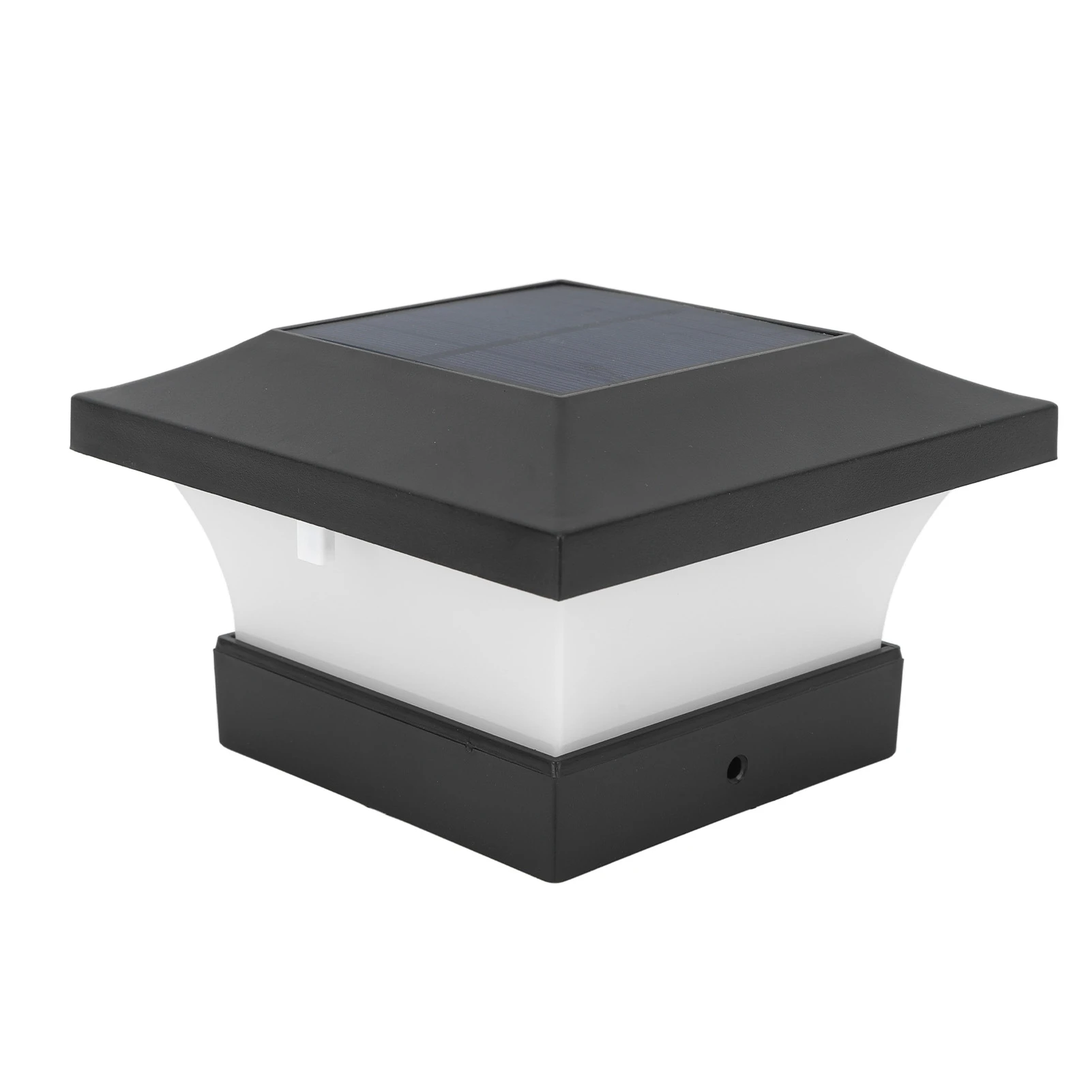Solar Capital Lamp White Light 2000mAh IP65 LED Solar Post Cap Lights for Courtyard Fences Bridge 3W 6000K