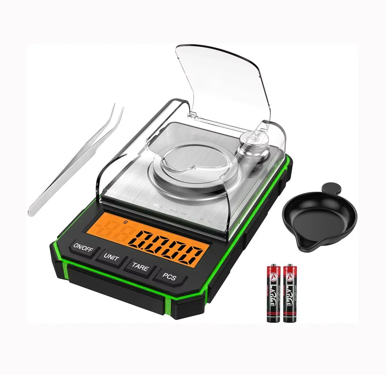 

High Accuracy 50g Digital Pocket Scale Mini Pocket Scale for Jewelry Gold Diamond Weighing 0.001g Resolution 5g Max