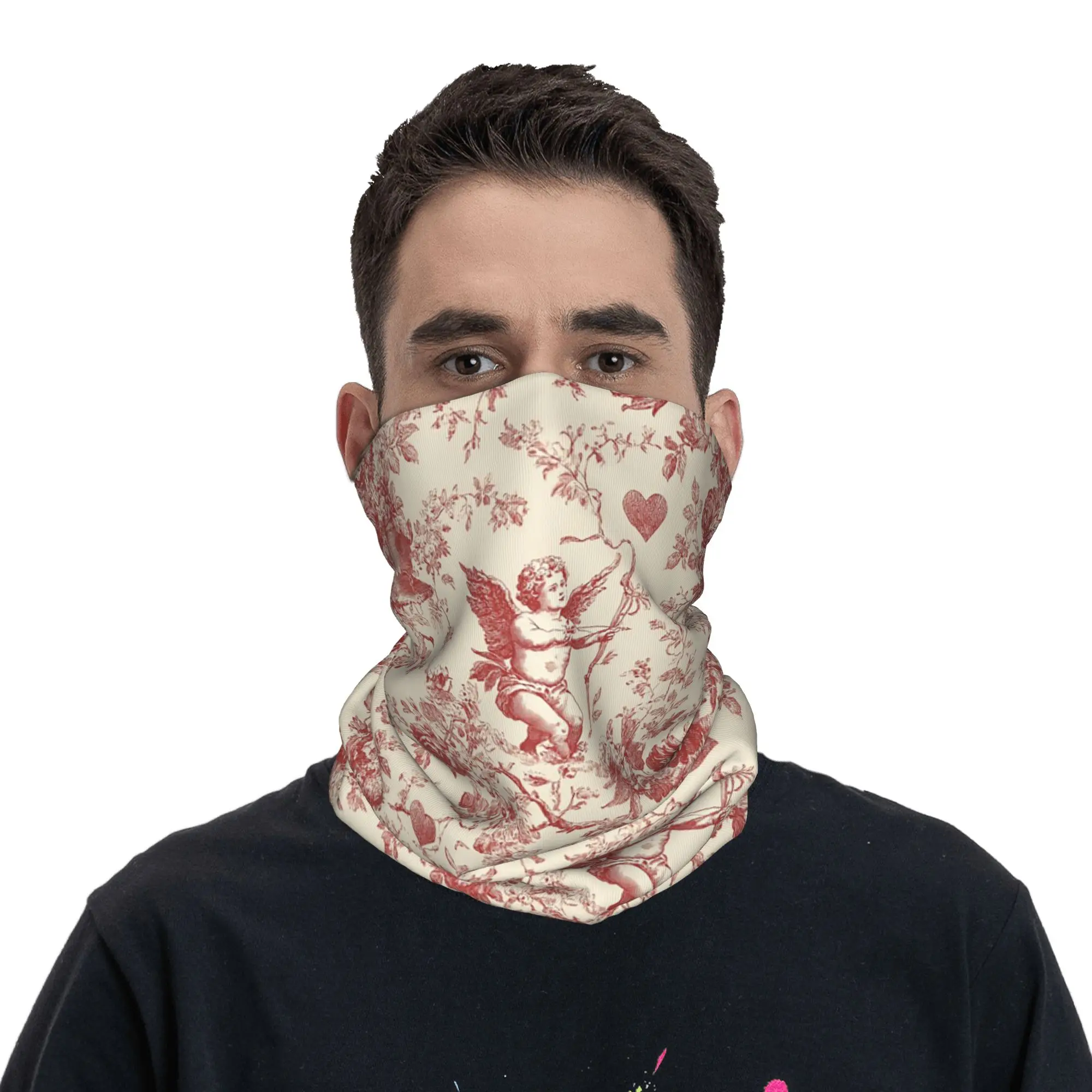 Between Sky Skin and Flower Baby Angel Bandana Neck Cover Printed Magic Scarf Multi-use Balaclava Hiking Fishing Unisex Adult