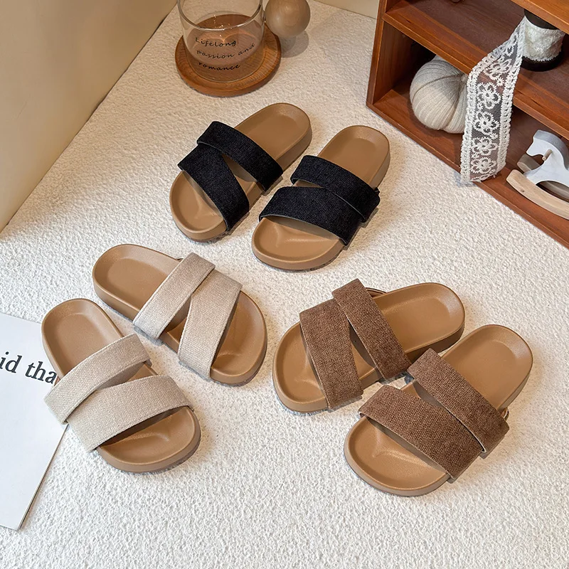 

2026 Children Sandals for Girls Summer New Fashion Korean Style Soft Sole Anti-slippery Versatile Chic Open-toe Beach Shoes