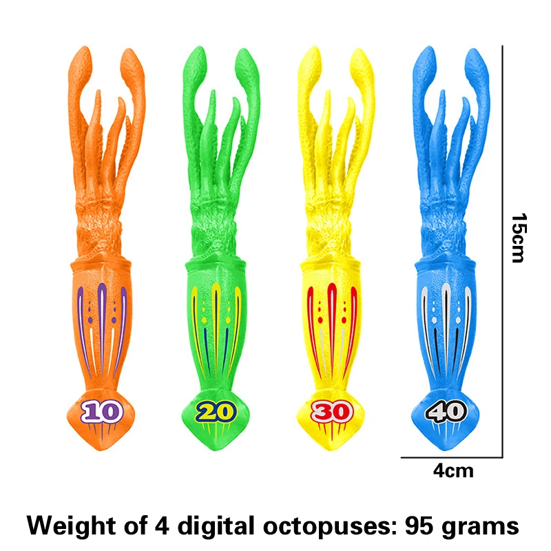 Brinquedo de mergulho infantil piscina submersa mergulho torpedo divertido anéis de água diamante terno de água
