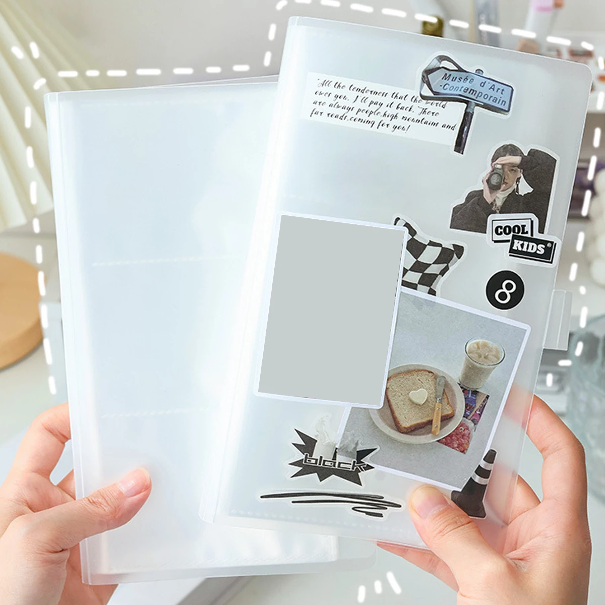 Large Capacity Button Storage Multi-purpose Inset Photo Album Stickers Postcard Photo Storage Transparent Origin Model Number