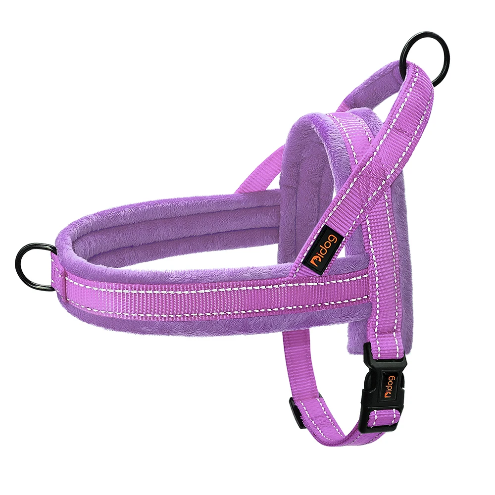 Nylon Winter Warm Padded Dog Harness Vest Adjustable Reflective Outdoor No Pull Small Medium Pet Puppy Harnesses Perros XS-L