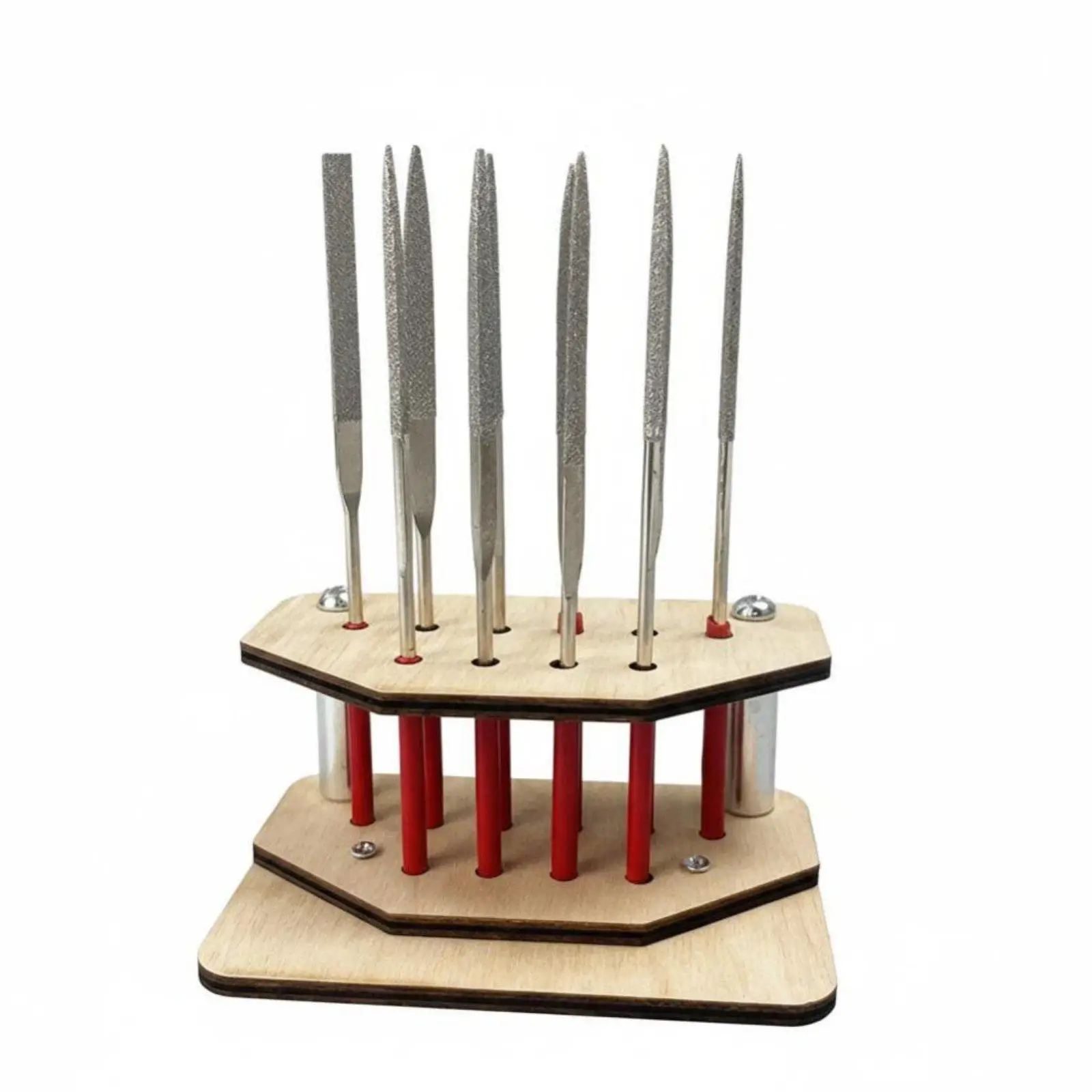 Abrasive File Set with Silicon Carbide Sheets for Wet Sanding Wood Metal Jewelry Model Making and General Repair Tasks