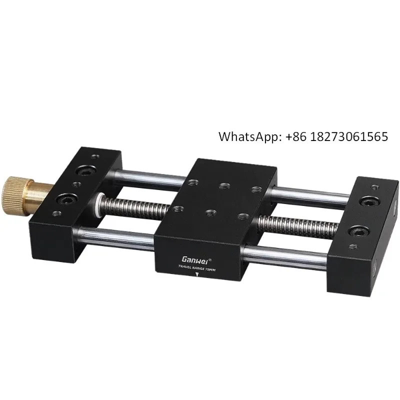 1pcs Precision sliding table manual translation table, linear platform can be combined with XY sliding table scale