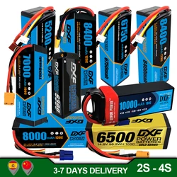 Аккумулятор DXF 2S 3S 4S 6S Lipo 7,4 V 11,1 V 14,8 V 15,2 V 22,2 mah 10000mah 8400mah 6500mah 8000mah 7000mah 6200mah 100C 120C для радиоуправляемого автомобиля