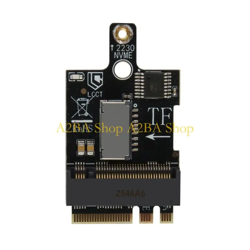 

A2BA Fast M.2 A E to M.2 NVME Адаптерная карта, включая кард-ридер для двойной функциональности