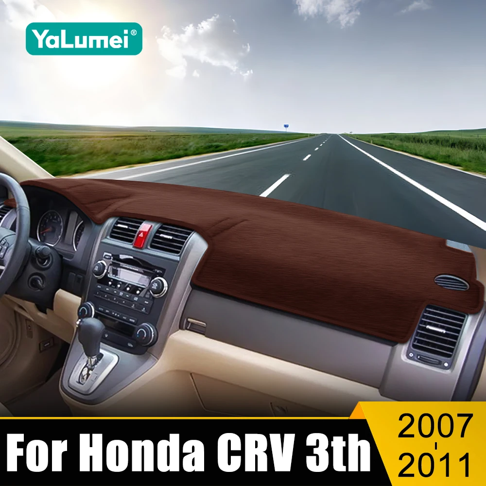 

Для Honda CRV CR-V III MK3 2007 2008 2009 2010 2011, солнцезащитный козырек на приборную панель автомобиля, коврик для инструмента, стола, нескользящий коврик, аксессуары