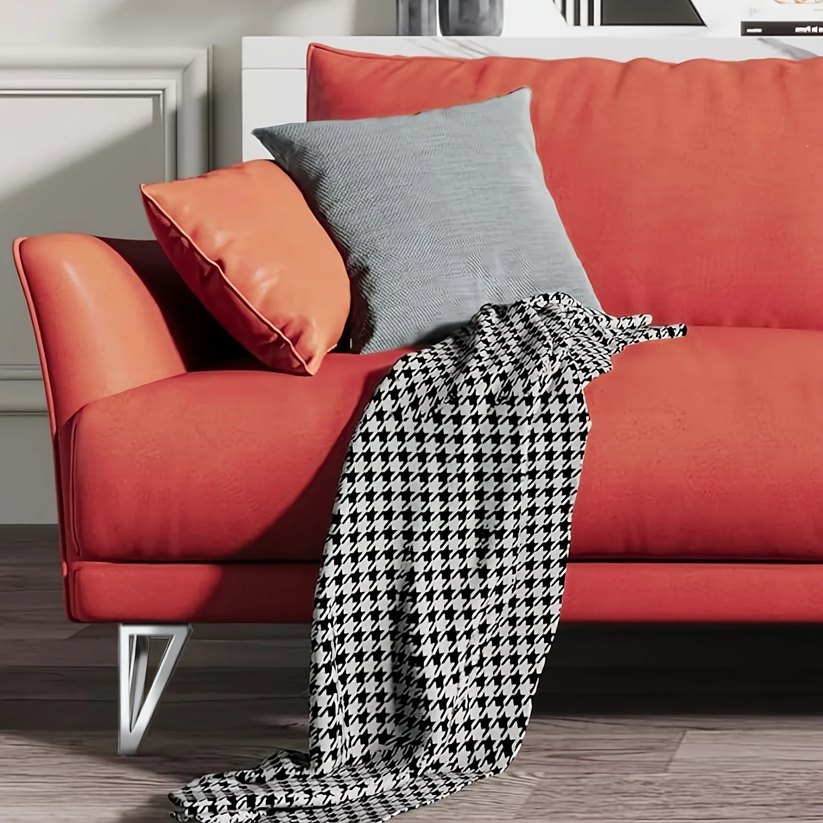 Srebrne metalowe nogi do mebli, pogrubione żelazne nóżki 15 cm do sofy, szafki RTV, szafki łazienkowej i stolika kawowego - wykończenie polerowane