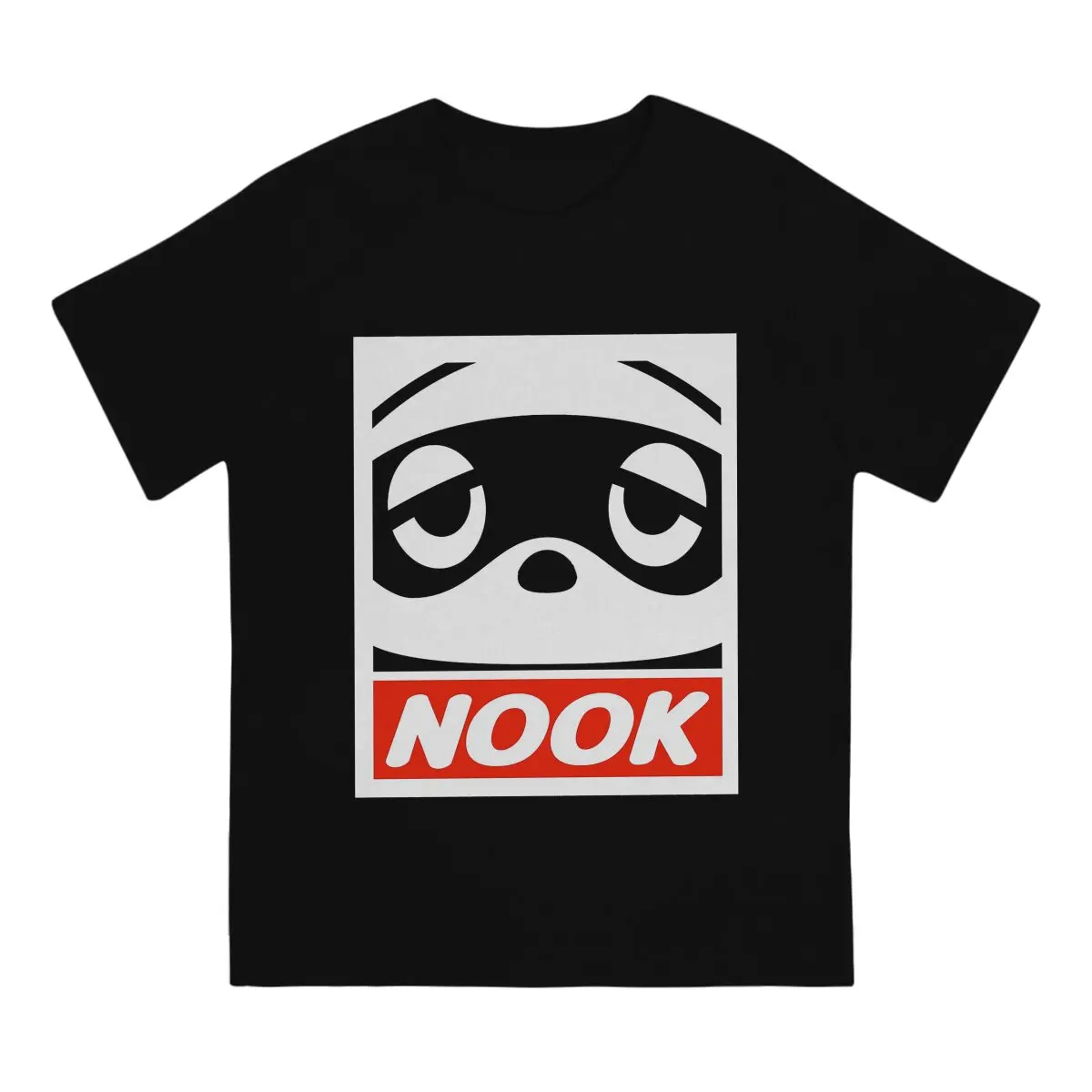 NOOK STICKER Animals Crossing T Shirt Gothic Crewneck TShirt Polyester Clothing