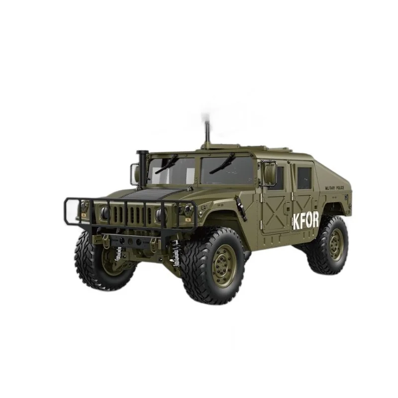 Hengguan 1/10 coche americano 4x4 P408 alta simulación tracción en las cuatro ruedas coche de alta velocidad chasis de metal Hummer coche de control remoto