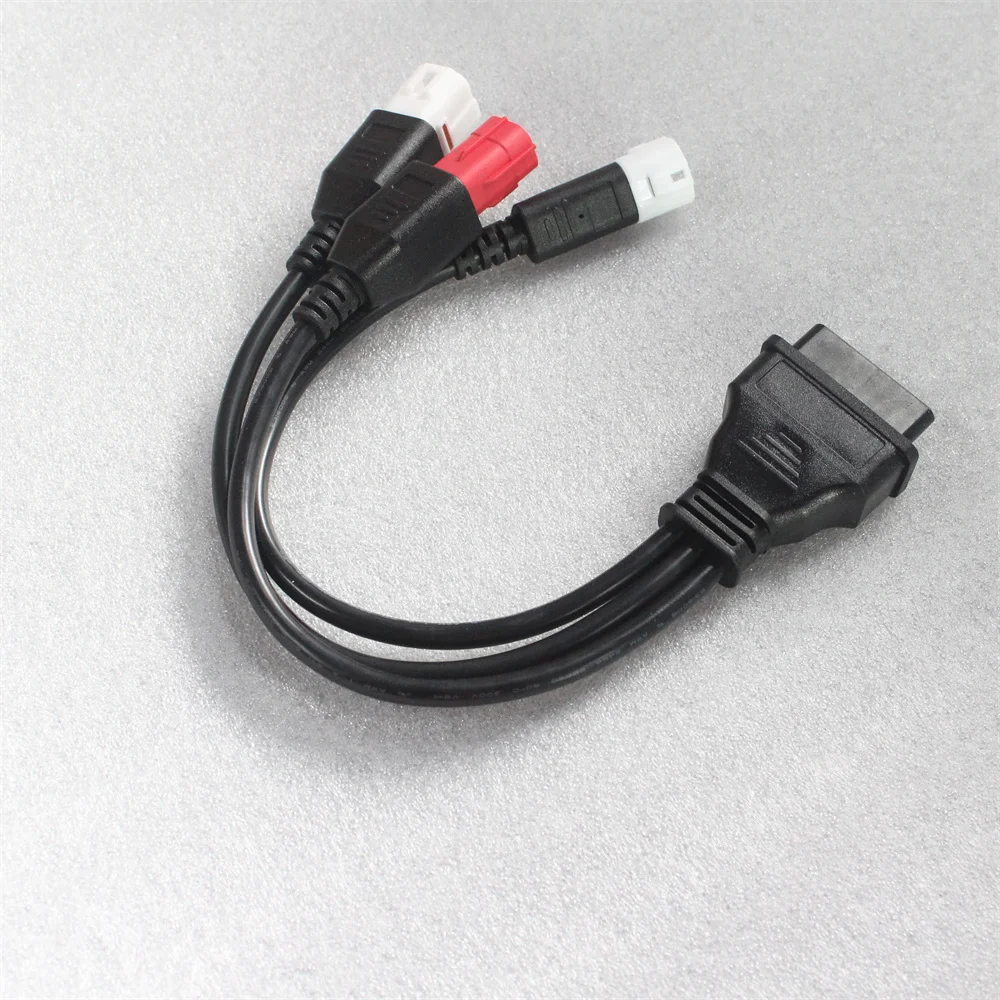 Acheheng Male to Female 3pin 4pin for Yamaha 6pin for Honda to 16pin OBD 2 Cable Motorcycle Diagnostic Tool Moto OBD2 Connector