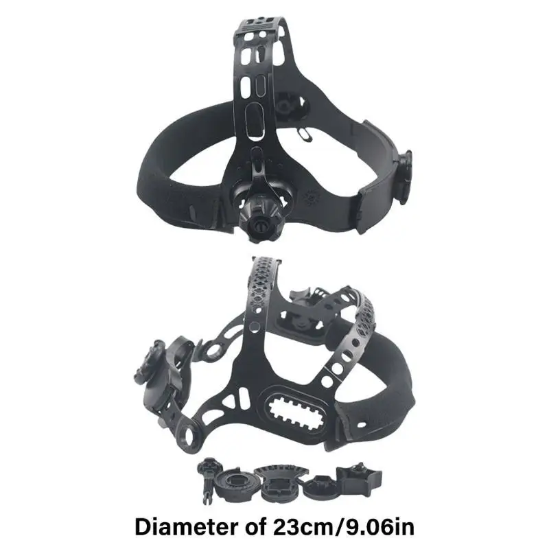 652F خوذات اللحام استبدال غطاء الرأس عقال قابل للتعديل ومريح مع حشوة إسفنجية سميكة لعمال المعادن #6