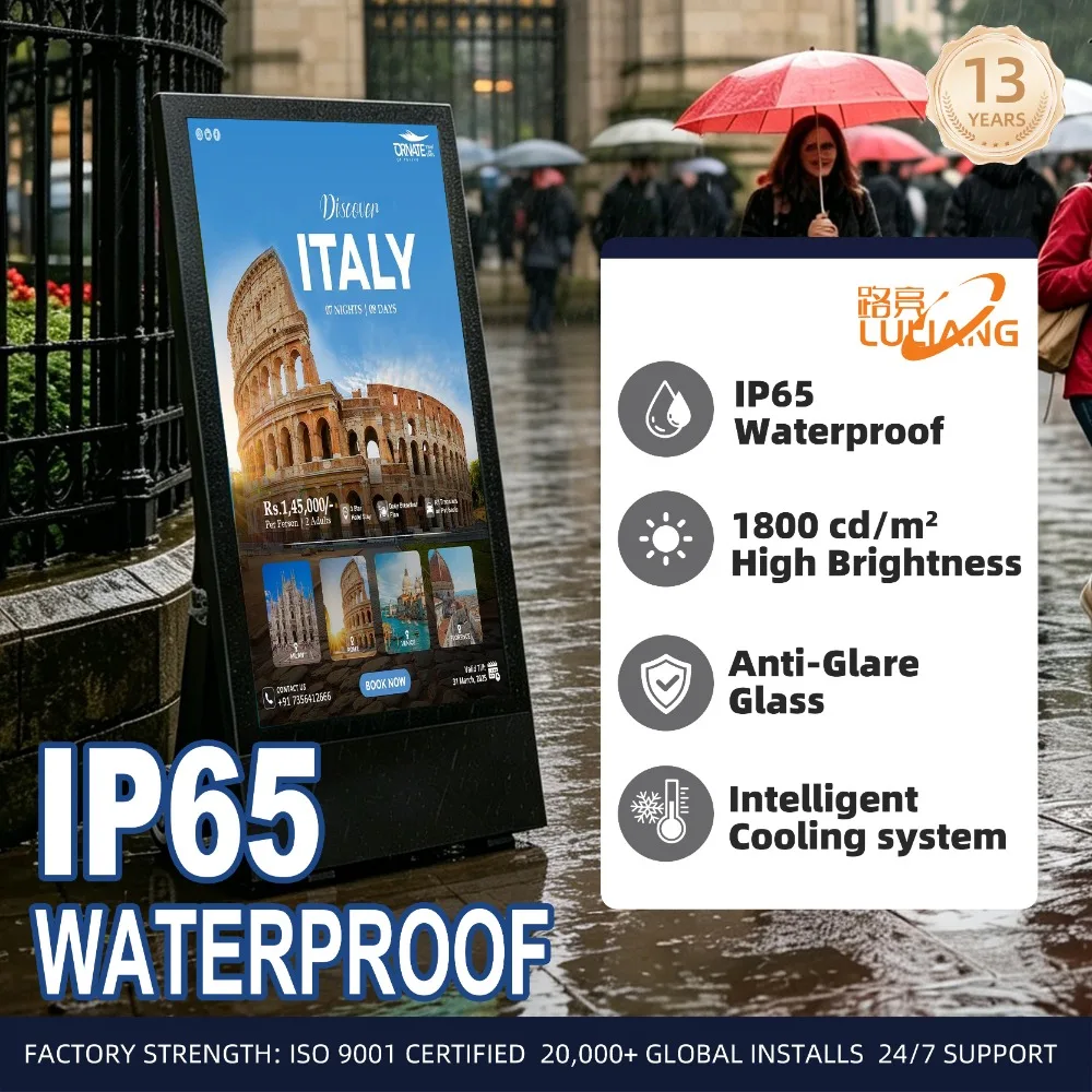 High Quality Portable Mobile LCD Display Screen Premium Brand New Mobile Advertising Screen - view 4