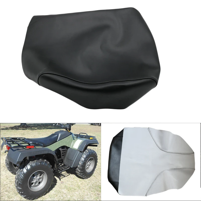 For Arctic Cat 250 300 400 454 500 Bearcat 454 1996-2005 Black Seat Protection Vinyl Seat Cushion Cover Protector