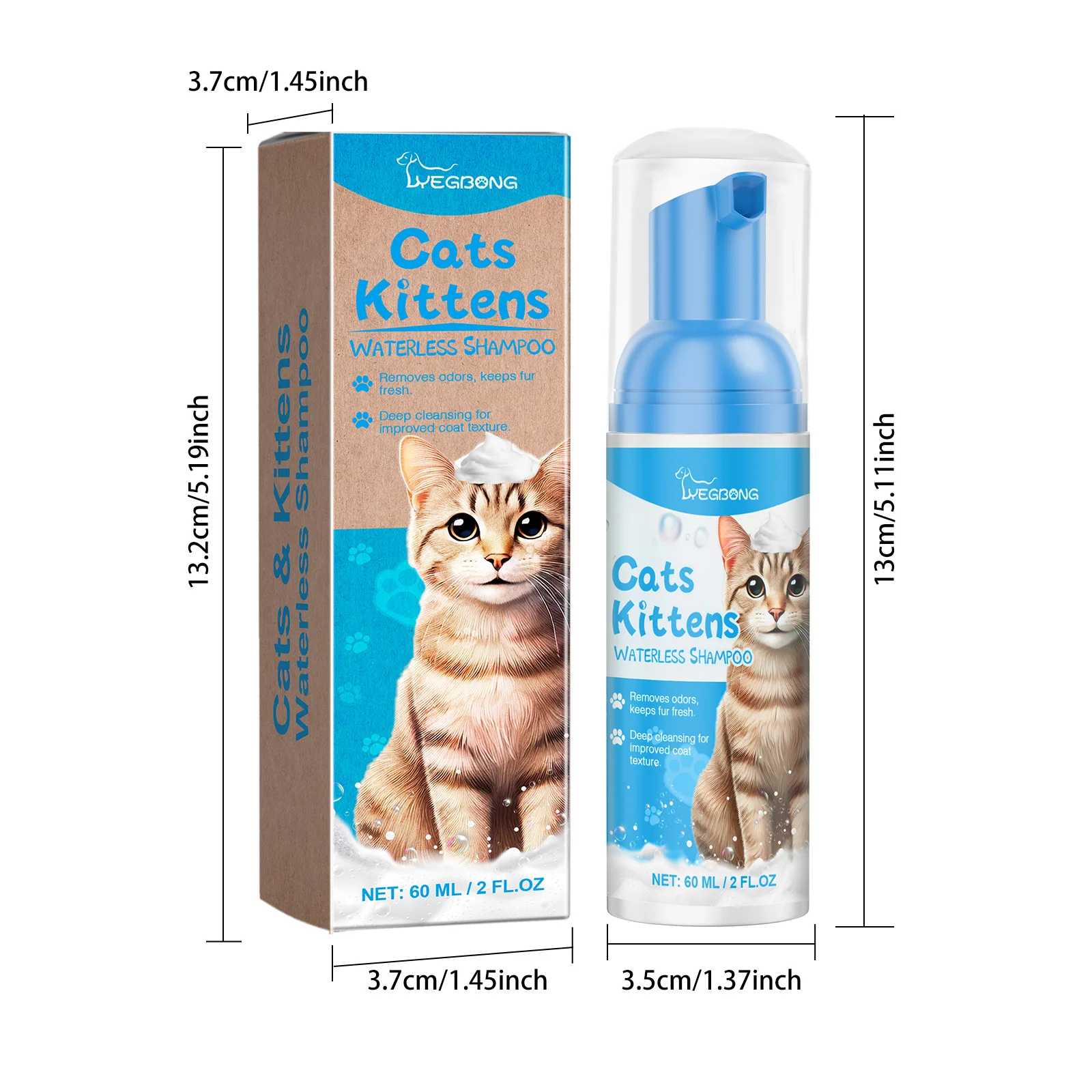 Kattshampoo för luktfritt och välvårdat kattpäls_voghion.com