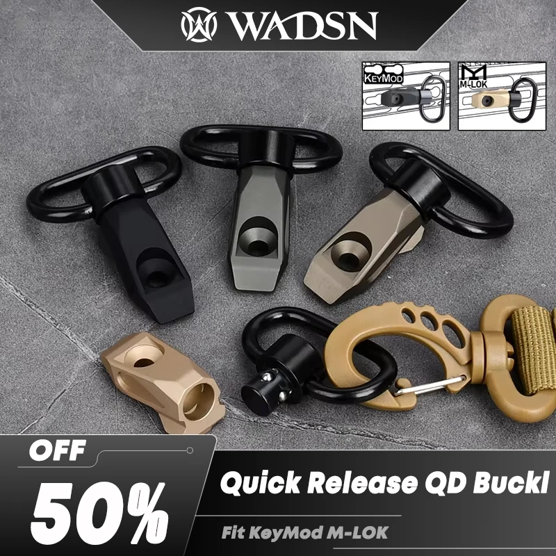 

Tactical Gun Sling Shoulder Strap Quick Release QD Buckle Airsoft Rifle QD Strapping Buckle Military Hunting Accessories